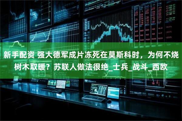 新手配资 强大德军成片冻死在莫斯科时，为何不烧树木取暖？苏联人做法很绝_士兵_战斗_西欧